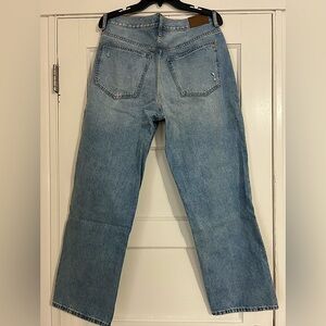 Madewell Low Slung straight jean